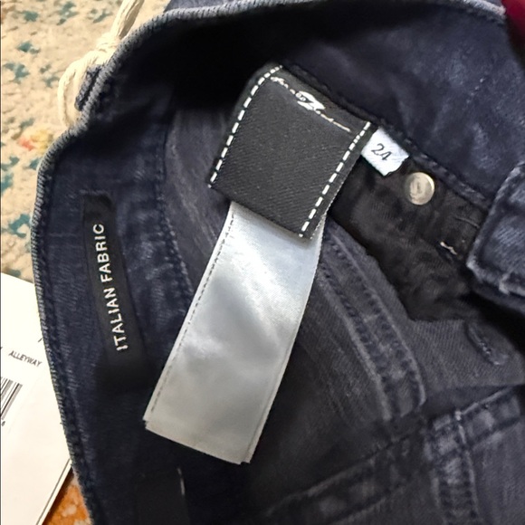 7 For All Mankind Medium Blue Women's Skinny Jeans - Picture 6 of 8